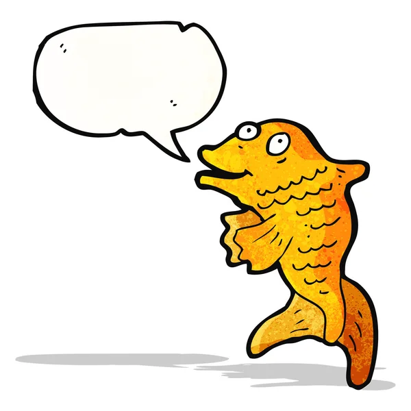 Talking ryb kreskówka — Wektor stockowy
