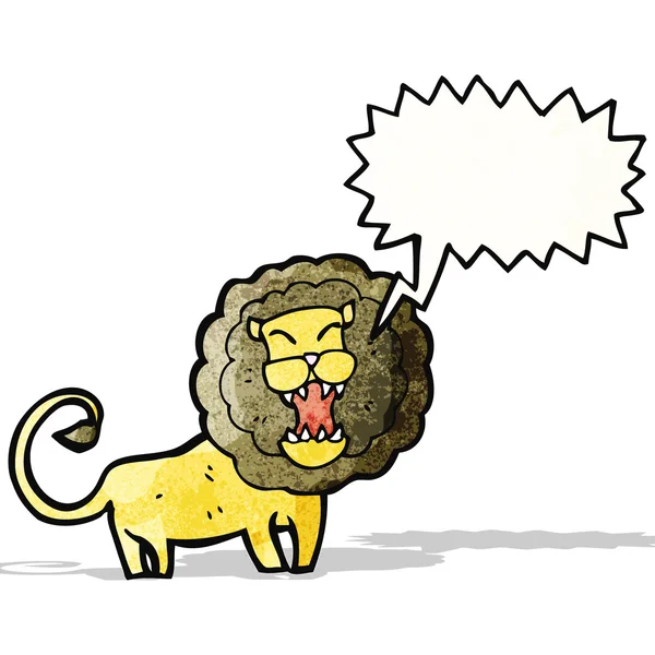 吼叫的狮子 — 图库矢量图片