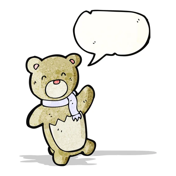 Dessin animé teddy — Image vectorielle