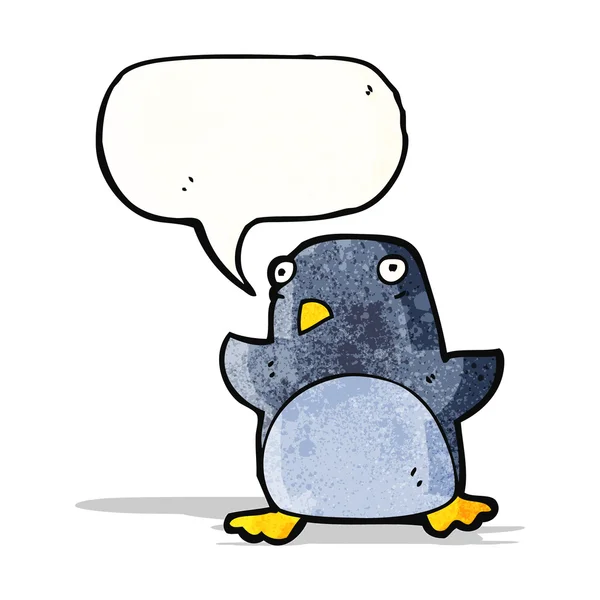 Pingüino de dibujos animados — Archivo Imágenes Vectoriales