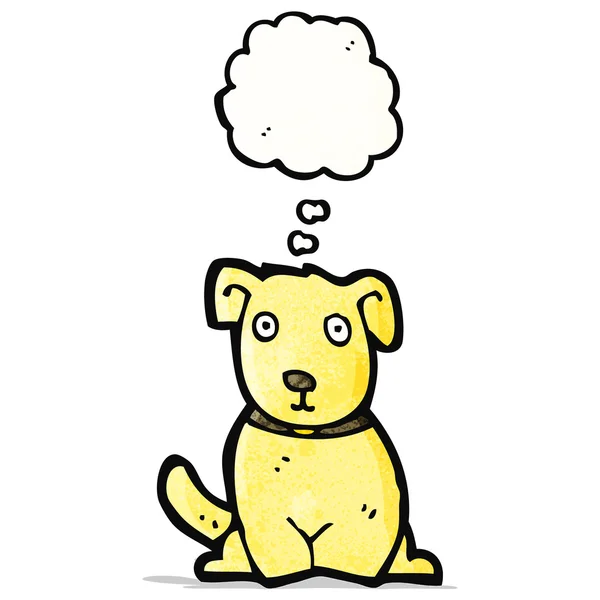 Kleine hond cartoon — Stockvector