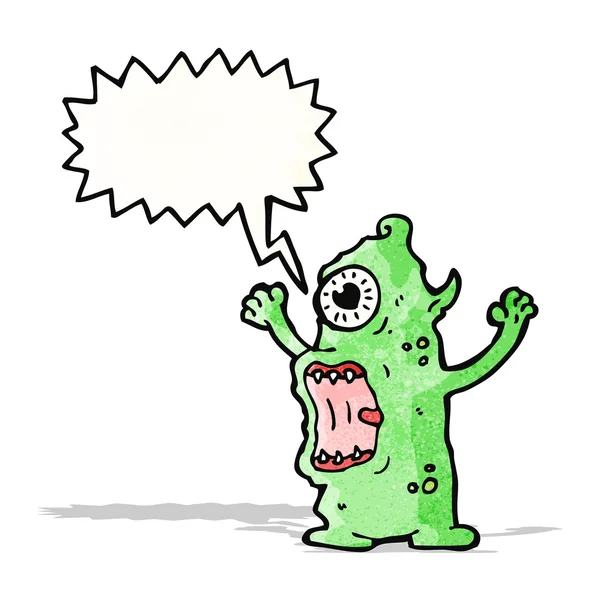 Cartoon buitenaardse monster — Stockvector