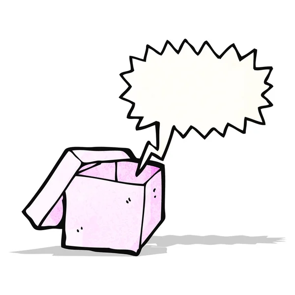 Empty box cartoon — Stock Vector © lineartestpilot #20075305