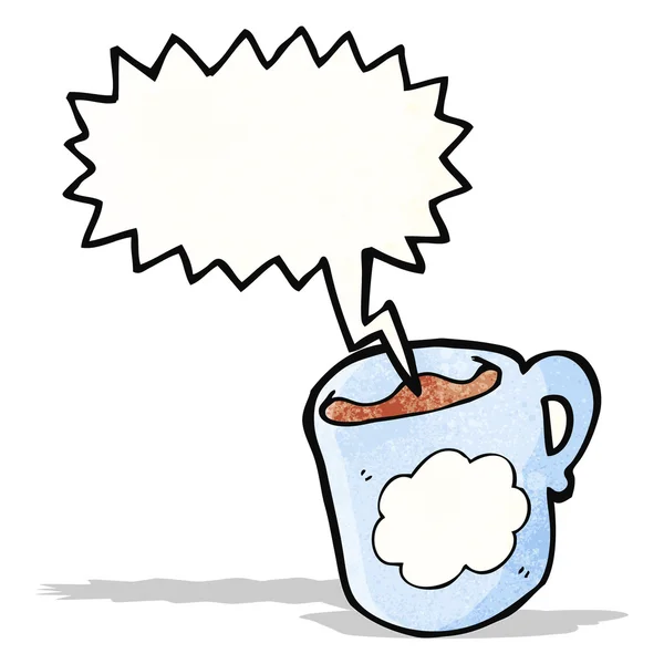 Tasse de café dessin animé — Image vectorielle