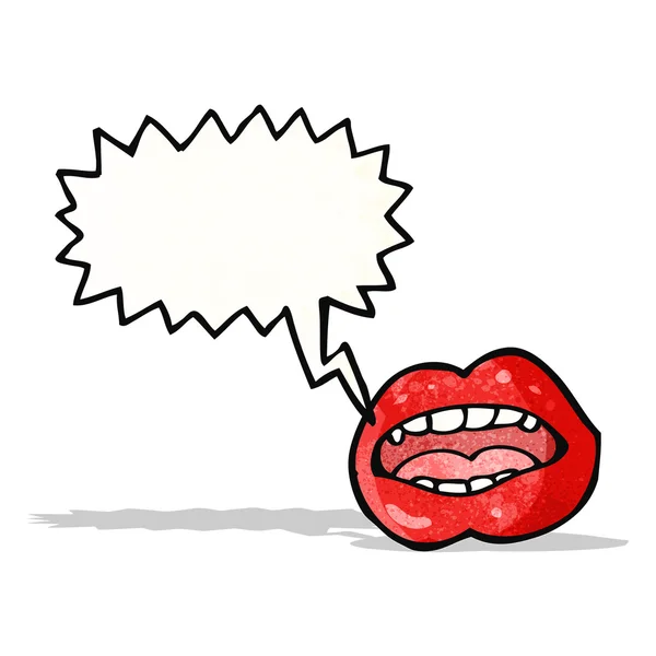 卡通性感的嘴唇 — 图库矢量图片