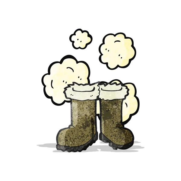 Cartoon winter boots — Stock Vector