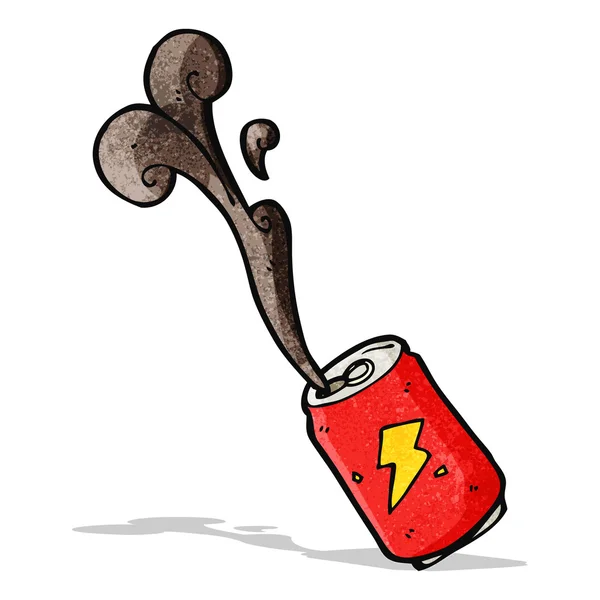 Cartoon soda can — Stock Vector
