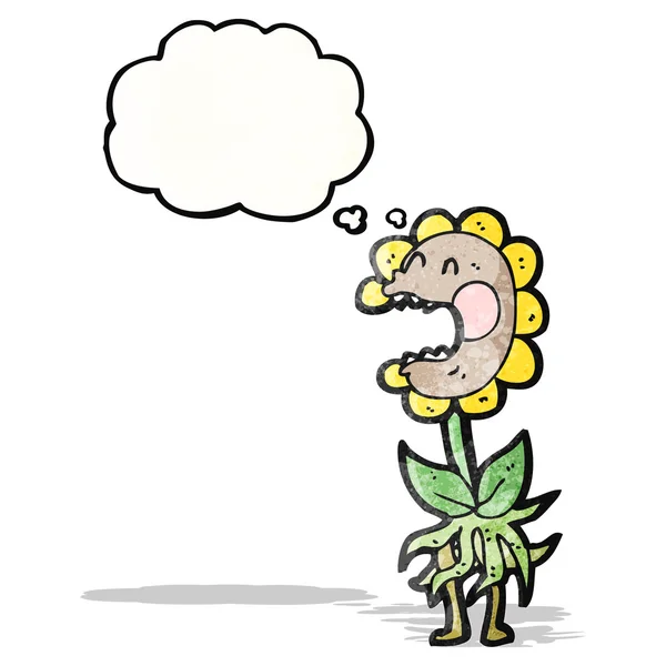 Caricature de plante carnivore — Image vectorielle