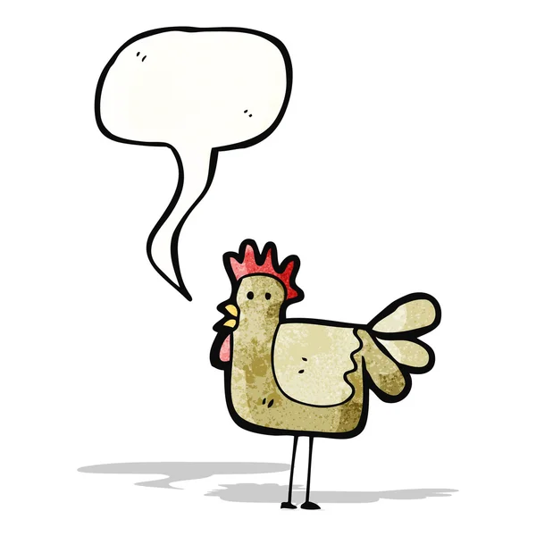 Pollo de dibujos animados — Vector de stock