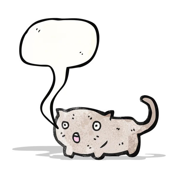 Divertido gato de dibujos animados — Vector de stock