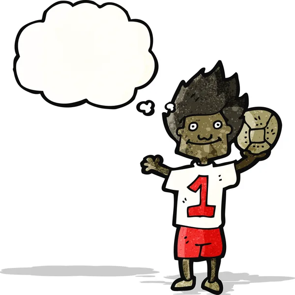 卡通足球运动员 — 图库矢量图片
