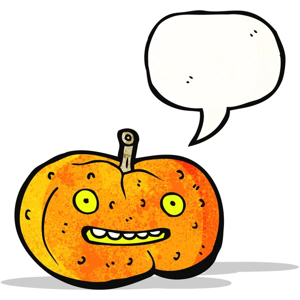 Cartoon halloween pompoen — Stockvector