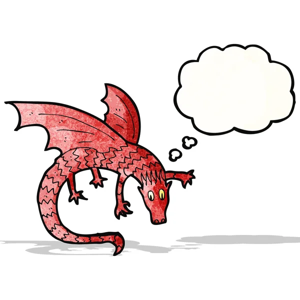 Karikatür dragon — Stok Vektör