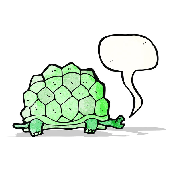 Tortuga gigante de dibujos animados — Vector de stock