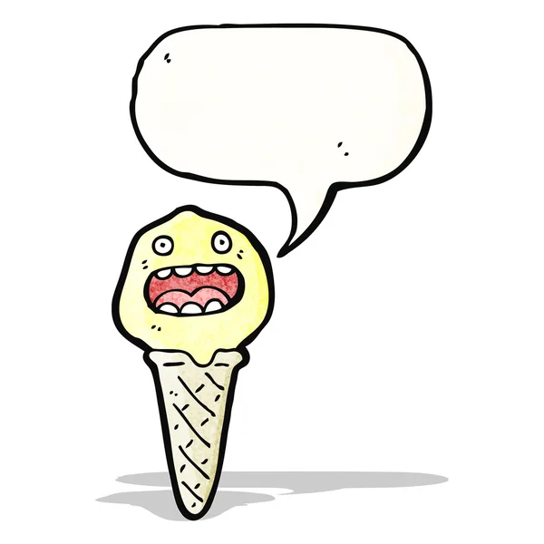 Карикатурное мороженое — стоковый вектор