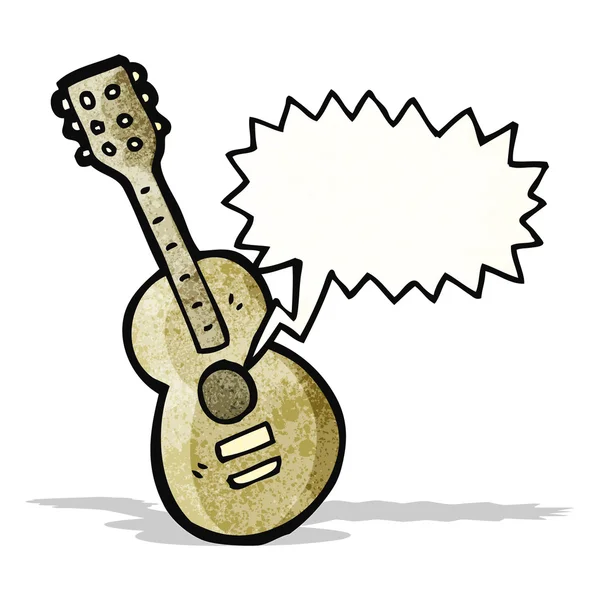 Cartoon-gitaar — Stockvector