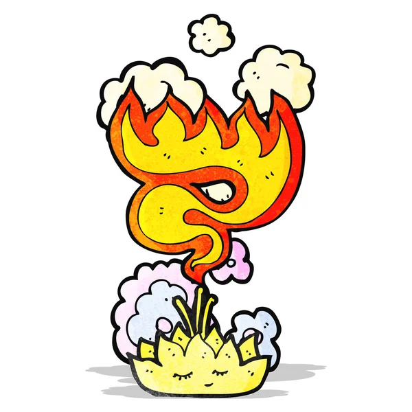 Magische bloem cartoon — Stockvector