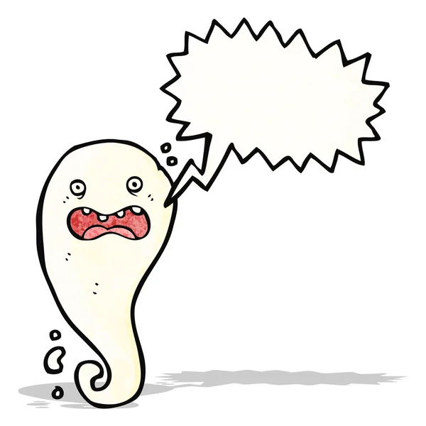 Spooky ghost cartoon — Stockvector