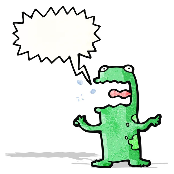 Legrační žába kreslený — Stockový vektor