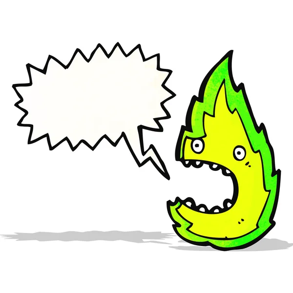 卡通绿色消防 — 图库矢量图片