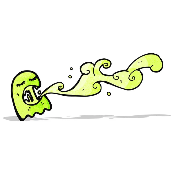 Cartoon slijmerige ghost — Stockvector
