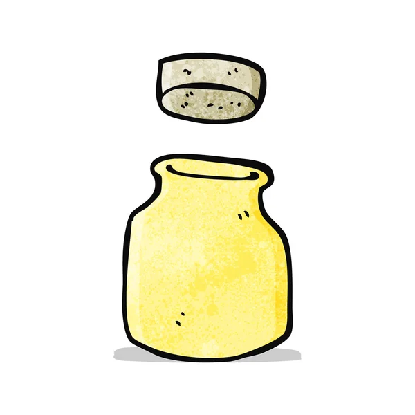 Dessin animé vieux pot de cuisine — Image vectorielle