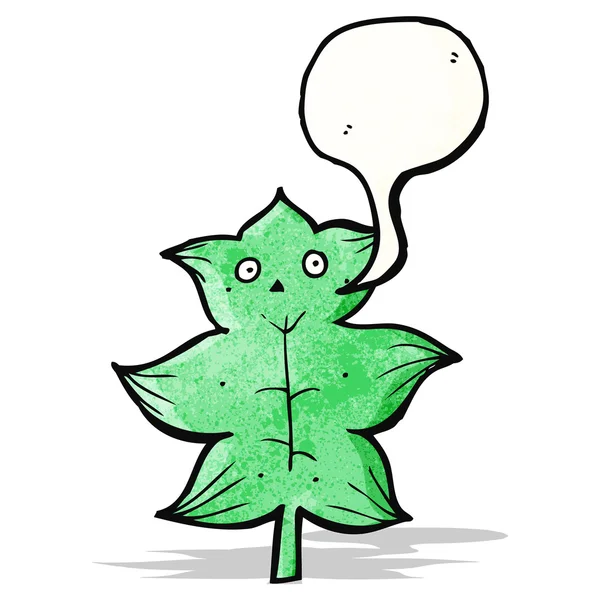 Kreskówka liść — Wektor stockowy