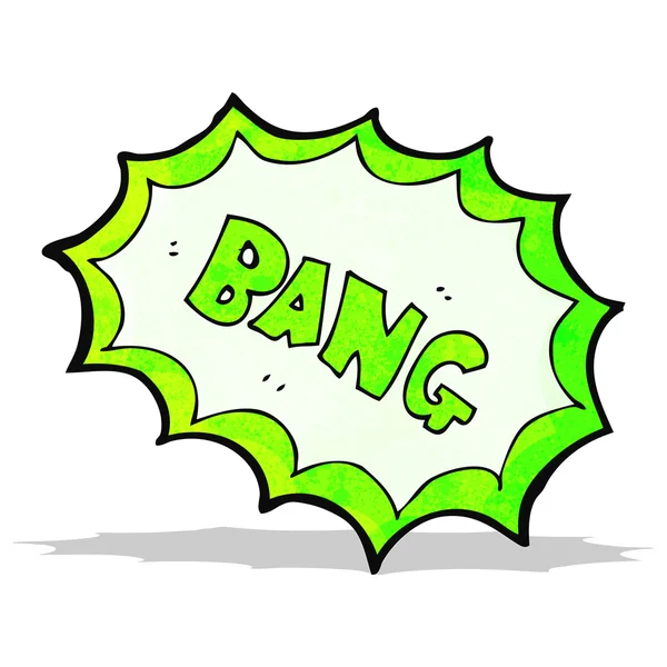 Comic book bang symbol — Stock Vector