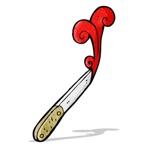 Cuchillo de corte de dibujos animados — Vector de stock