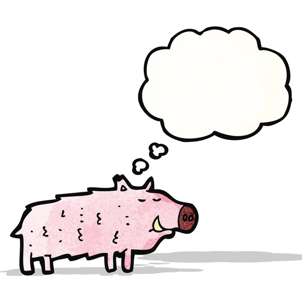Cochon de bande dessinée — Image vectorielle