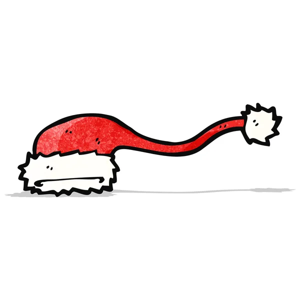 Santa claus hat cartoon — Stock Vector