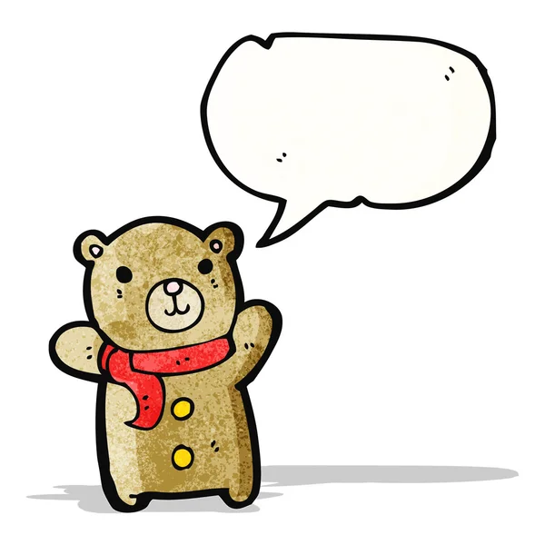 可爱的泰迪熊卡通 — 图库矢量图片