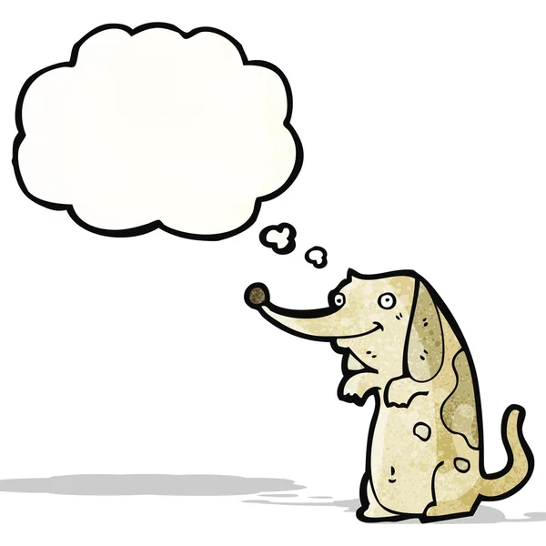 Söt rolig liten hund tecknad — Stock vektor
