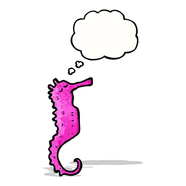 Cartoon seahorse — Stockvector