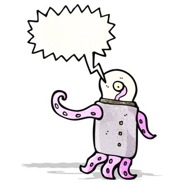 çılgın uzay uzaylı karikatür