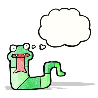 tıslayan yılan karikatür 