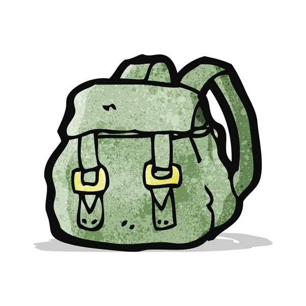 Mochila dos desenhos animados — Vetor de Stock