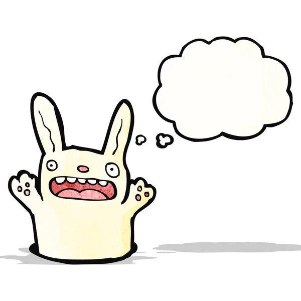 卡通兔子洞中 — 图库矢量图片
