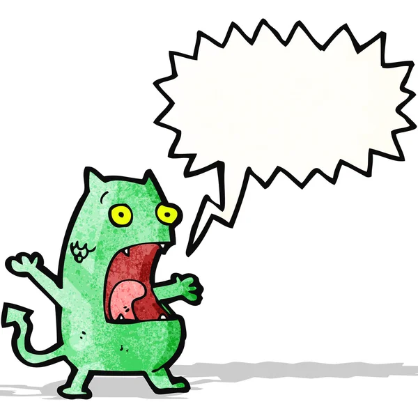 卡通害怕的怪物 — 图库矢量图片