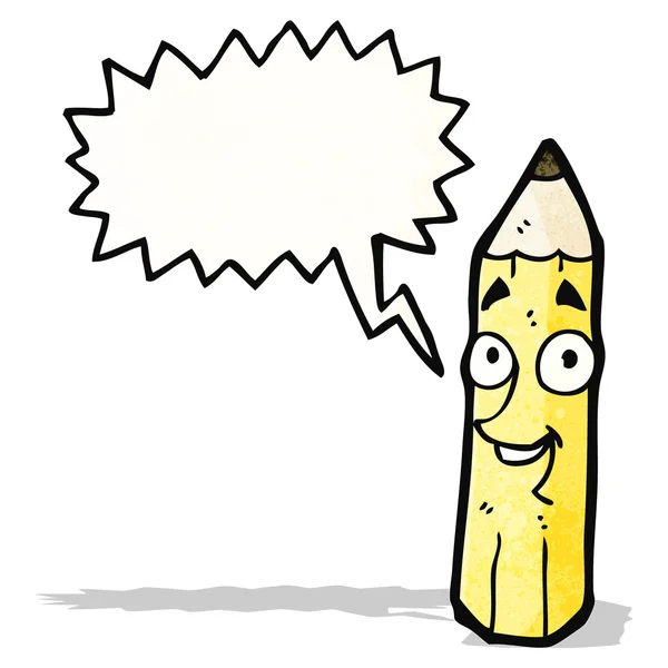 Personaje de dibujos animados a lápiz — Vector de stock