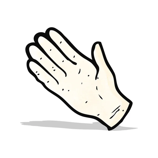 Symbole de la main ouverte — Image vectorielle