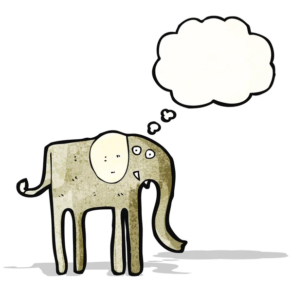 Elefante de dibujos animados — Vector de stock