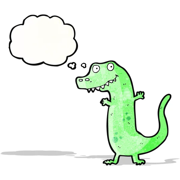 Lagarto de dibujos animados — Vector de stock