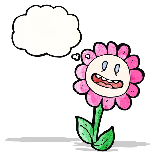Blume Cartoon-Figur — Stockvektor