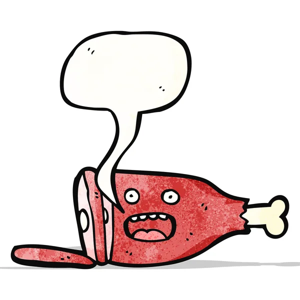 みじん切りの肉漫画 — ストックベクタ