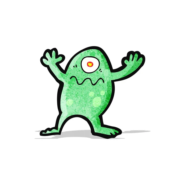 Cartoon buitenaardse monster — Stockvector