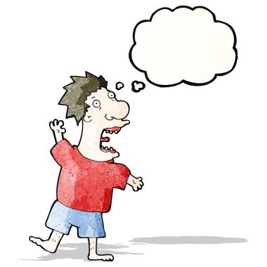 dehşete adam çizgi film