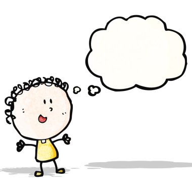 mutlu doodle kadın karikatür