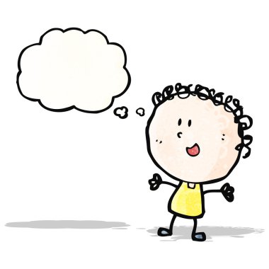 mutlu doodle kadın karikatür