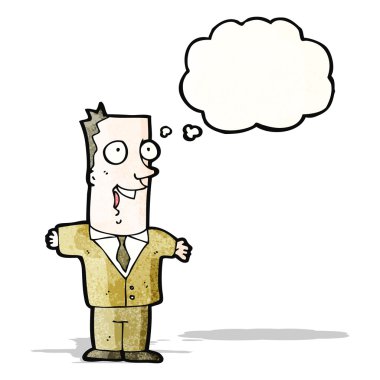 çizgi adam düşünce balonu